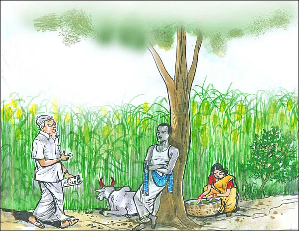 மரத்தடி மாநாடு: ஆடு மாடுகளுக்கும் ஆதார்... தொடங்கியது கணக்கெடுப்பு!