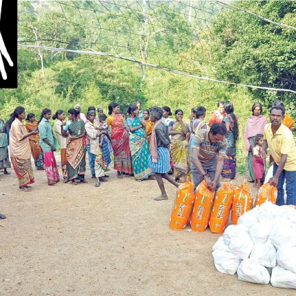 கஜா புரட்டிப்போட்ட மலைக் கிராமங்கள்! - காடு, மலை கடந்து களத்தில் விகடன்!