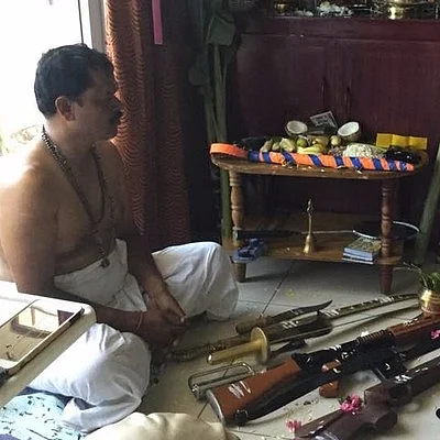 'இதே 'ஆயுத' பூஜையை அடுத்த ஆண்டும் செய்வேன்!' -அர்ஜுன் சம்பத்
