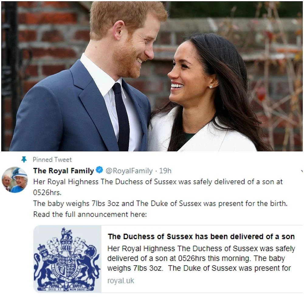 இளவரசி மேகனுக்கு ஆண் குழந்தை! - கொண்டாட்டத்தில் இங்கிலாந்து அரண்மனை