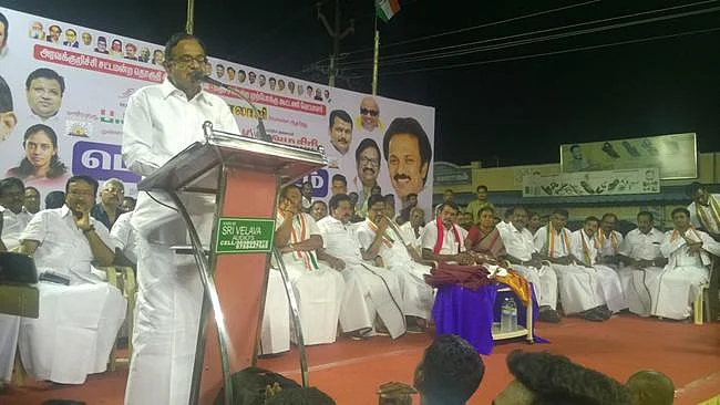 `மத்திய அரசு அமைய ஏப்ரல் 18; மாநில அரசு அமைய மே 19!” - கரூரில் ப.சிதம்பரம் பேச்சு