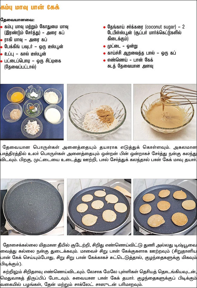 கிட்ஸ் ஸ்பெஷல் பான் கேக்!
