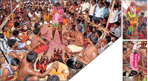 தூத்துக்குடியில் சரக்கு சாமி!