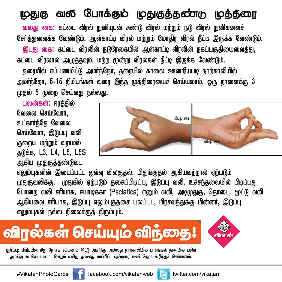 எலும்பு உறுதி, மன அமைதி, முகப்பொலிவு... எண்ணற்ற பலன்கள் தரும் முத்திரைகள்! Vikatan%2F2019-05%2Fe326b276-ed79-4d7f-9f0e-38c0e2c9a5c1%2F263146