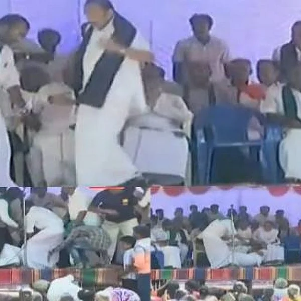 மேடையிலேயே மயங்கி விழுந்தார் வைகோ! பரபரப்பில் கதிராமங்கலம்