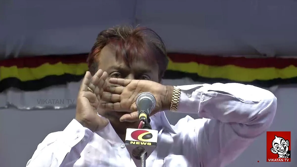 Whose Downfall is happening, Jayalalitha's or mine ? - Furious Vijaykanth