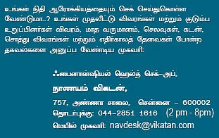 ஃபைனான்ஷியல் ஹெல்த் செக்-அப் :சிறு திருத்தம் அவசியம்!