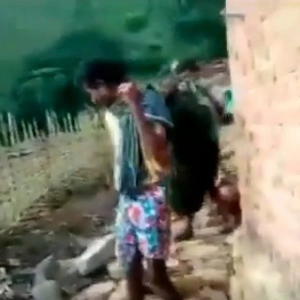 அடர்ந்த காட்டுப் பகுதியில்... பாதிவழியில் பிறந்த குழந்தை! - ஆந்திராவில் நிகழ்ந்த அவலம் #viralvideo