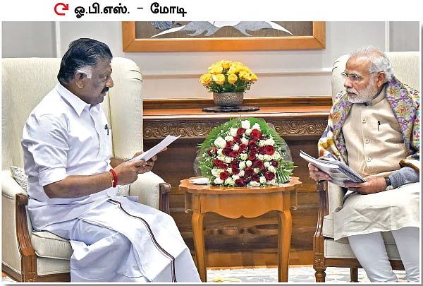 மிஸ்டர் கழுகு: பன்னீரின் டெல்லி பன்ச் டயலாக்!
