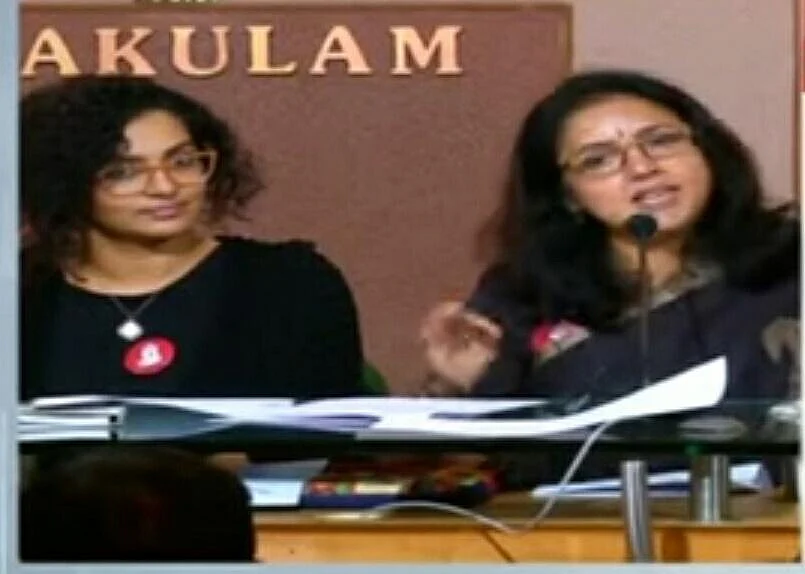 `பாதிப்புக்குள்ளான நடிகை சங்கத்துக்கு வெளியே இருப்பதுதான் நீதியா?’ - ஆவேசமான நடிகை ரேவதி