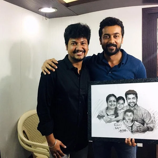 `நான் கோமா ஸ்டேஜுக்கே போய்ட்டேன்!’ - சூர்யா - ஜோதிகாவுடனான சந்திப்பு குறித்து நெகிழும் அசார்