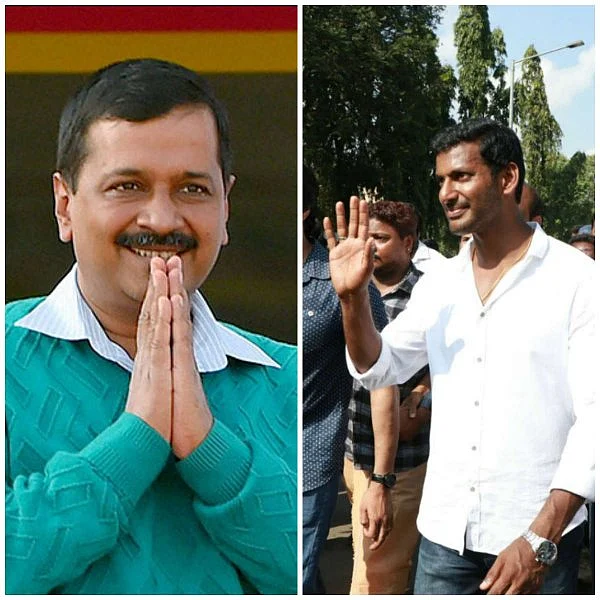 'உங்கள் அரசியல் பிரவேசம் இளைஞர்களுக்கு உத்வேகத்தைக் கொடுக்கும்'- விஷாலை வாழ்த்திய அரவிந்த் கெஜ்ரிவால்