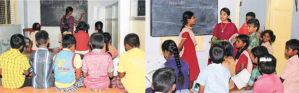 காலையில் ஸ்டூடன்ட்...மாலையில் டீச்சர்!