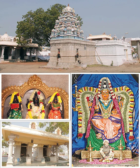 முப்பெரும் தேவியராய்... கோட்டை மாரியம்மன்!