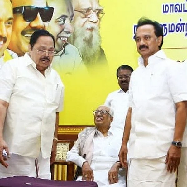 `சத்தியம் செய்துவிட்டுச் செல்லுங்கள்!' - அறிவாலயத்தில் கொந்தளித்த ஸ்டாலின் #VikatanExclusive