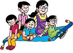 மாயா டீச்சரின் மந்திரக் கம்பளம்!