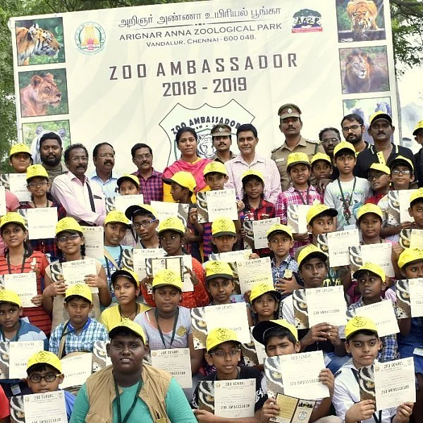 தூதுவர்களான மாணவர்கள் - வண்டலூர் உயிரியல் பூங்காவில் குளிர்கால முகாம் நிறைவு!