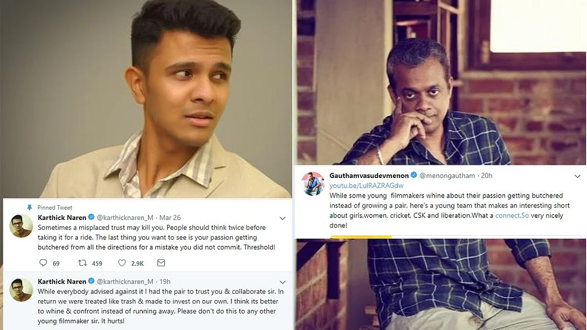 கார்த்திக் நரேன் கேள்விக்கு கெளதம் மேனன் பதில்? - 'நரகாசூரன்' சர்ச்சை #VikatanExclusive