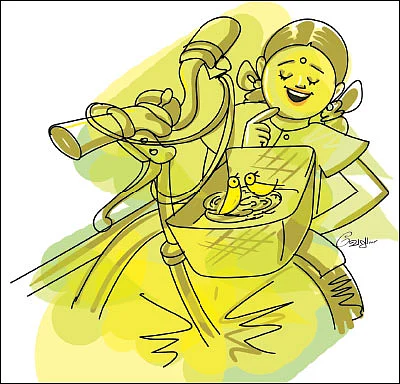 மாங்கனி வண்டியும், கீச்கீச் குருவிகளும்!