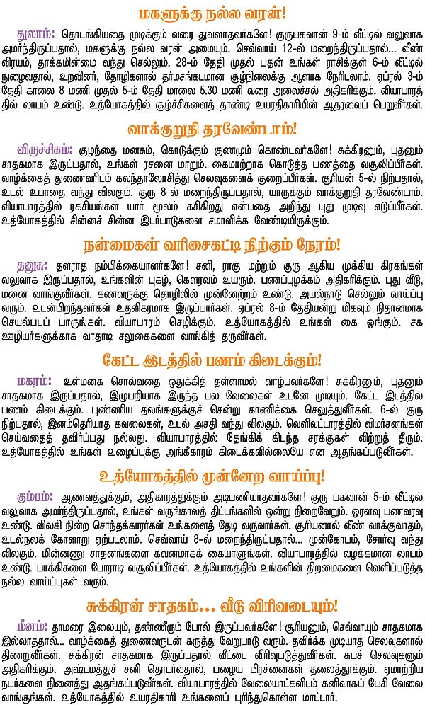 ராசி பலன்கள்