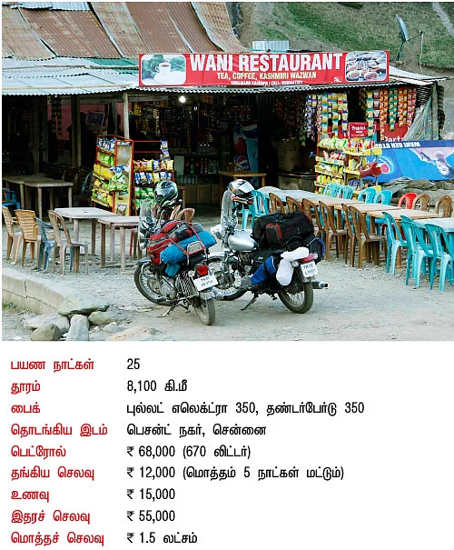 2 புல்லட்... 16 மாநிலங்கள்... 25 நாட்கள்!