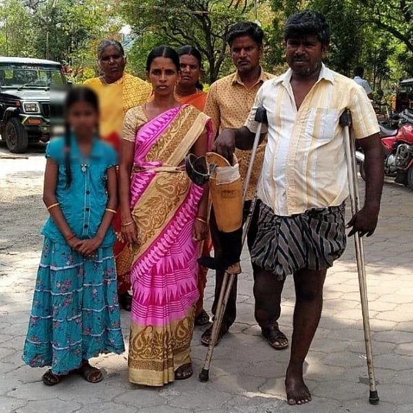 `என் குடும்பம் நடுத்தெருவுக்கு வந்திடும்!'- வனத்துறையினரால் கண்ணீர் சிந்தும் மாற்றுத் திறனாளி
