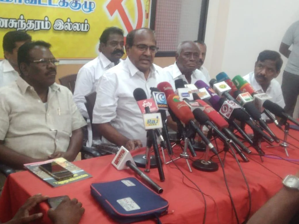 ``பி.ஜே.பியினர் தேசவிரோதச் செயல்களில் ஈடுபடுபவர்கள்!” - திருப்பூர் எம்.பி சுப்பராயன்