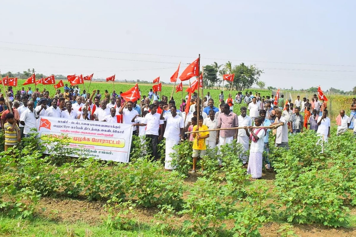 ஹைட்ரோ கார்பன் போராட்டம் எதிரொலி - 430 விவசாயிகள் மீது வழக்குப்பதிவு!