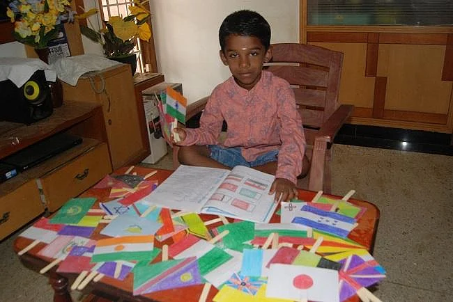 196 நாடுகளின் வரலாற்றை விரல் நுனியில் வைத்திருக்கும் 6 வயது சிறுவன்! #MyVikatan