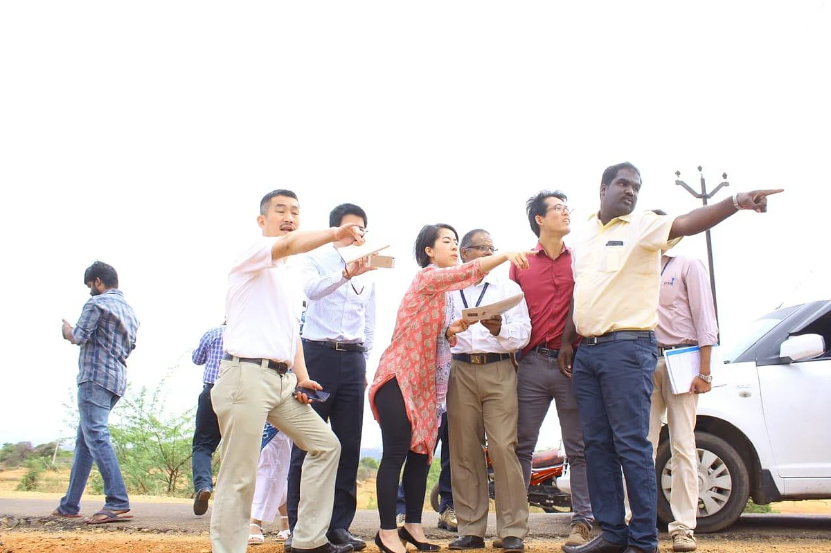 ரூ.1,264 கோடியில் எய்ம்ஸ் மருத்துவமனை! - தோப்பூரில் ஜப்பான் நிதிக்குழு நேரில் ஆய்வு