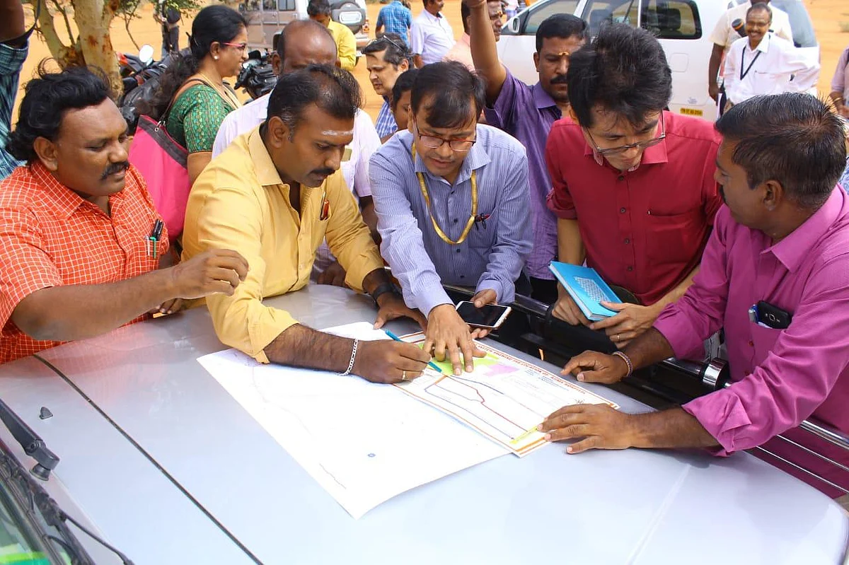 ரூ.1,264 கோடியில் எய்ம்ஸ் மருத்துவமனை! - தோப்பூரில் ஜப்பான் நிதிக்குழு நேரில் ஆய்வு