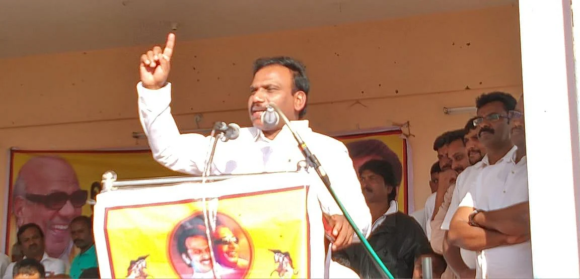 ``நாங்கள் எதுவும் செய்யத் தேவையில்லை; அ.தி.மு.க ஆட்சி தானாக கலையும்” - ஆ.ராசா