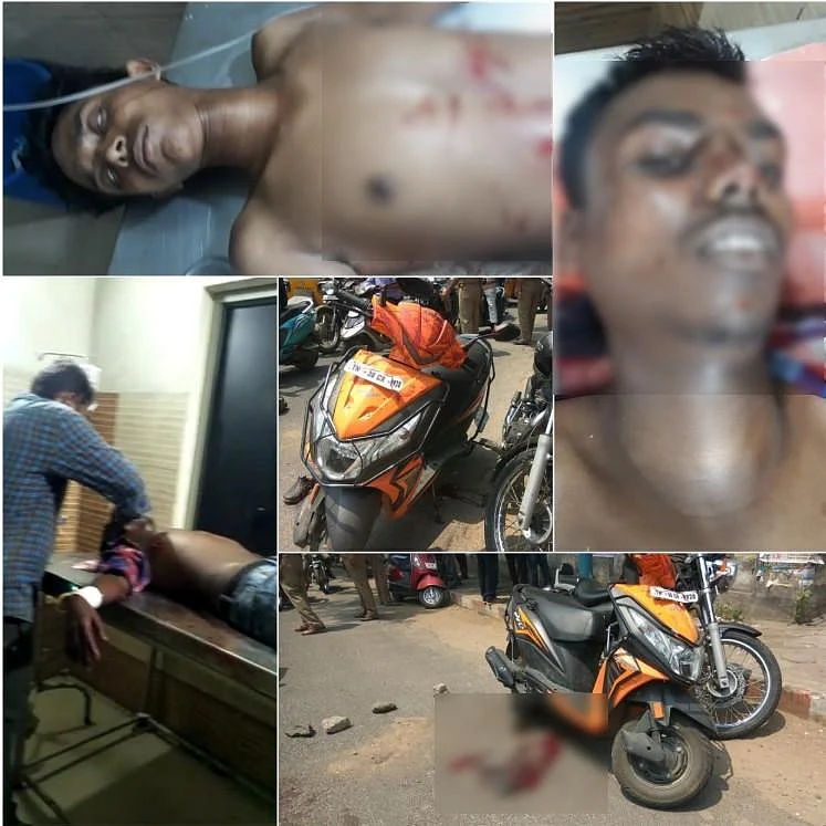 கையொப்பமிட்டுவந்த நண்பர், வாலிபருக்கு வெட்டு!- போலீஸ் கமிஷனர் ஆபீஸ் அருகில் நடந்த பயங்கரம்