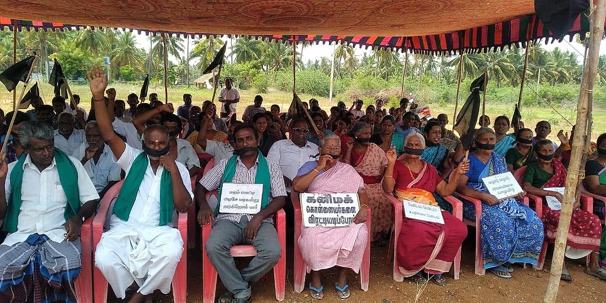 `ஆடு, மாடு, கோழி பணத்தை திங்குமா?'- எட்டு வழிச் சாலை திட்டத்தால் கொந்தளிக்கும் 80 வயசு மூதாட்டி
