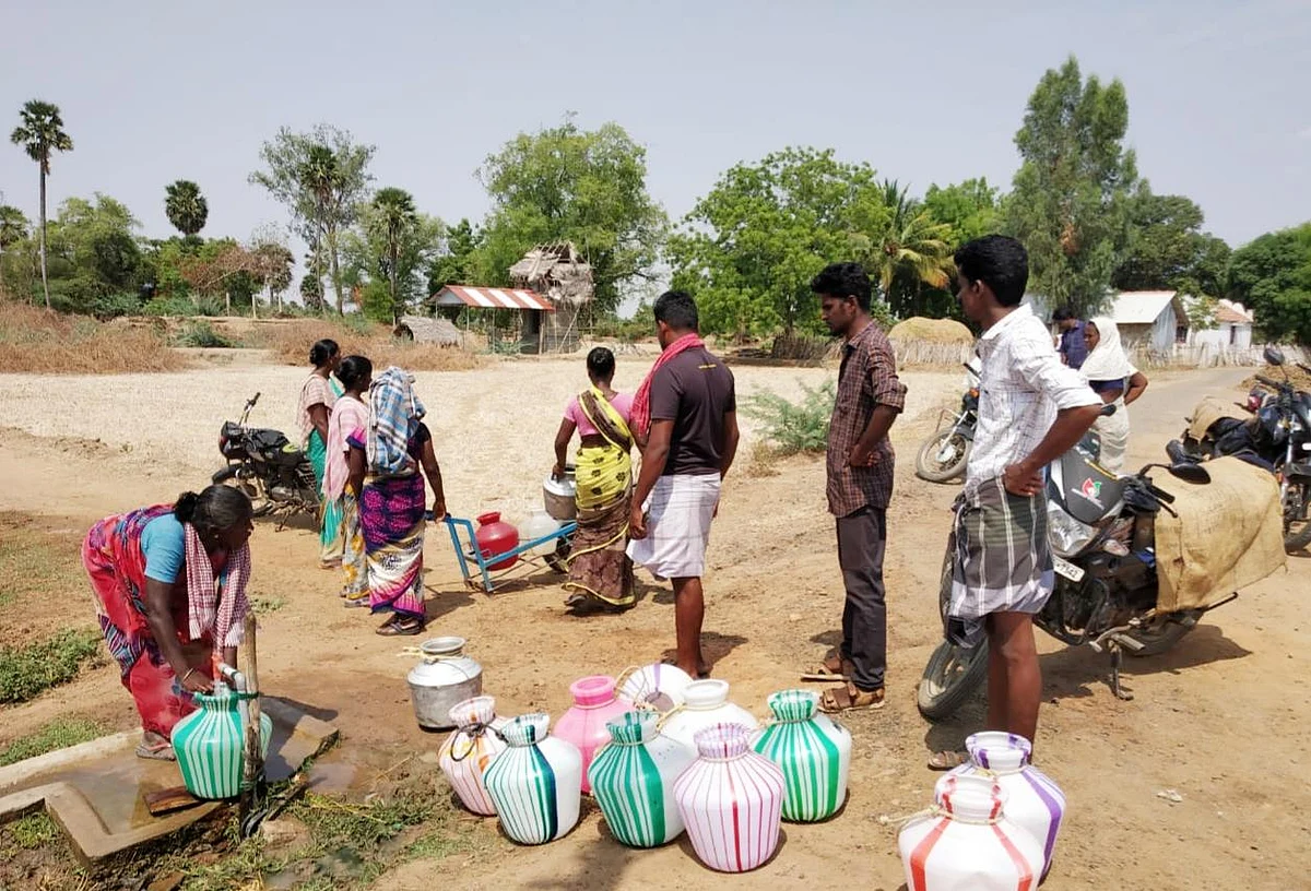 `கல்யாணத்துக்கு பொண்ணே கிடைக்க மாட்டேங்குது!' தண்ணீர்ப் பிரச்னையால் பரிதவிக்கும் தென்னமாரி கிராமம்