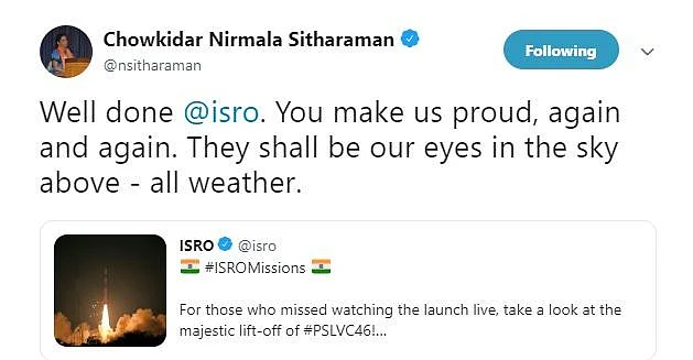 ``மேகக்கூட்டங்களையும் தாண்டி துல்லியமாகக் கண்காணிக்கும்!” - வெற்றிகரமாக விண்ணில் பாய்ந்தது ‘ரிசாட்-2பி’
