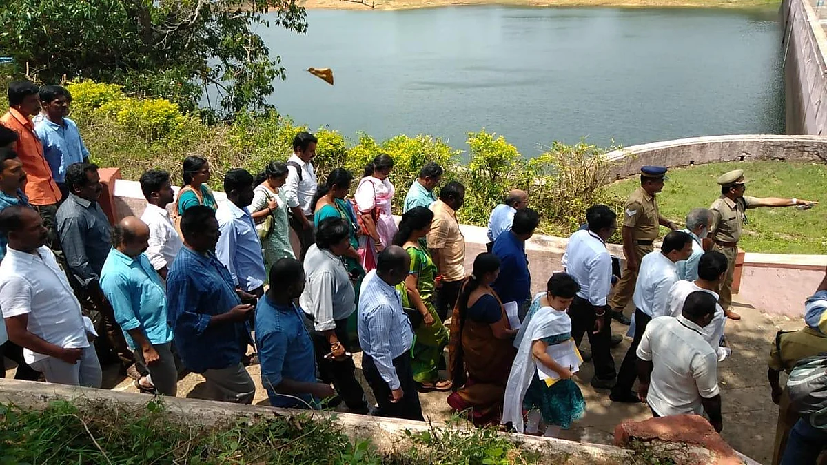 தொடங்குகிறது தென்மேற்குப் பருவமழை! - முல்லைப் பெரியாறு அணையில் மூவர் குழு ஆய்வு