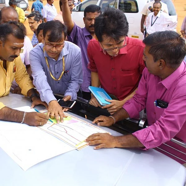 ரூ.1,264 கோடியில் எய்ம்ஸ் மருத்துவமனை! - தோப்பூரில் ஜப்பான் நிதிக்குழு நேரில் ஆய்வு