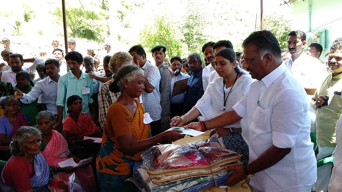 விகடன் செய்தி எதிரொலி - ராசிமலை சென்ற ஓ.பி.எஸ், ரவீந்திரநாத் குமார்