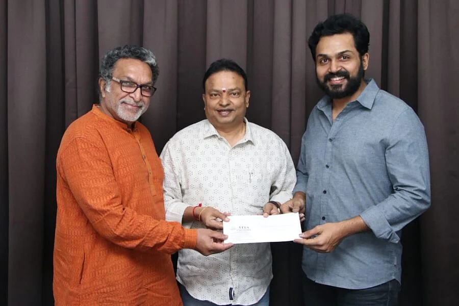 Nassar, Karthi and Isari Ganesh
