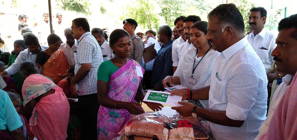 விகடன் செய்தி எதிரொலி - ராசிமலை சென்ற ஓ.பி.எஸ், ரவீந்திரநாத் குமார்