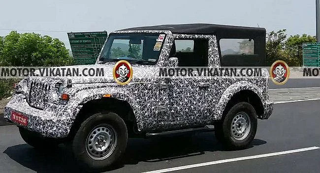 டெஸ்ட்டிங்கில் தார் எஸ்யூவியின் லேட்டஸ்ட் மாடல்... Hard top/ Soft top ஆப்ஷன்களோடு!