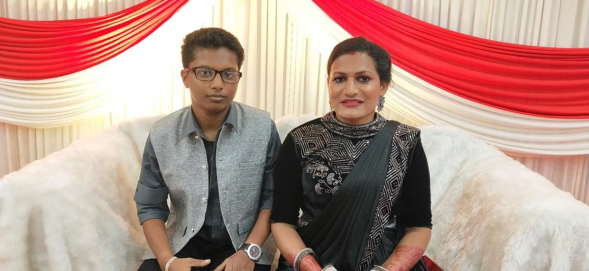 ''அவர்தான் காதலைச் சொன்னார்... கல்யாணம் பண்ணிகிட்டோம்'' - கேரளாவின் இரண்டாவது திருநங்கை - திருநம்பி இணையர்!
