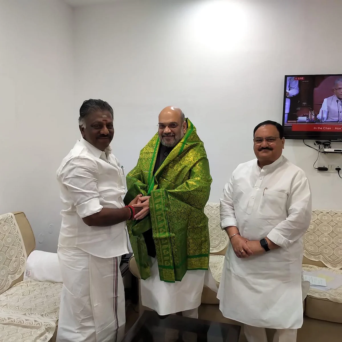 அமித்ஷா - ஓபிஎஸ்