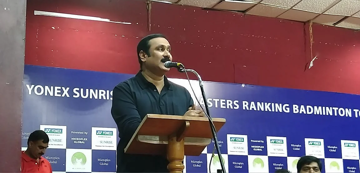 மேடையில் பேசிய அன்புமணி ராமதாஸ்