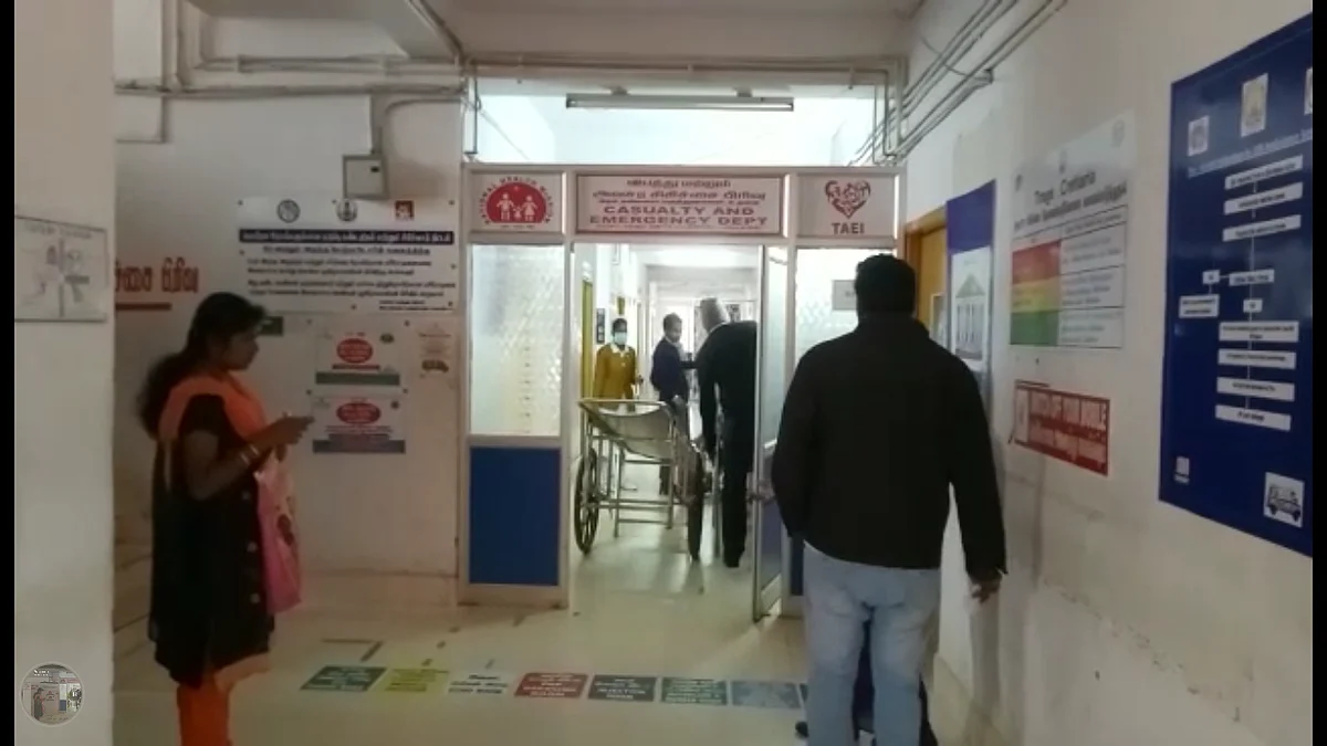 அரசு மருத்துவமனையின் தீவிர சிகிச்சைப் பிரிவு