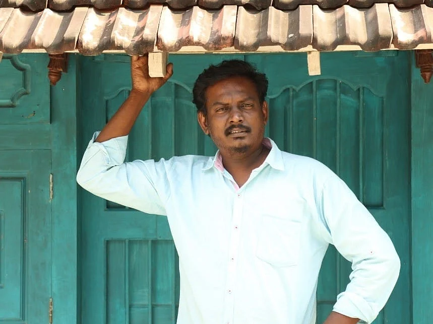 ``அப்பா பெரிய கருப்பு தேவரோட வேட்டியைக் கட்டிக்கிட்டுதான் ஷூட்டிங் போறேன்!'' - `க/பெ ரணசிங்கம்' விருமாண்டி