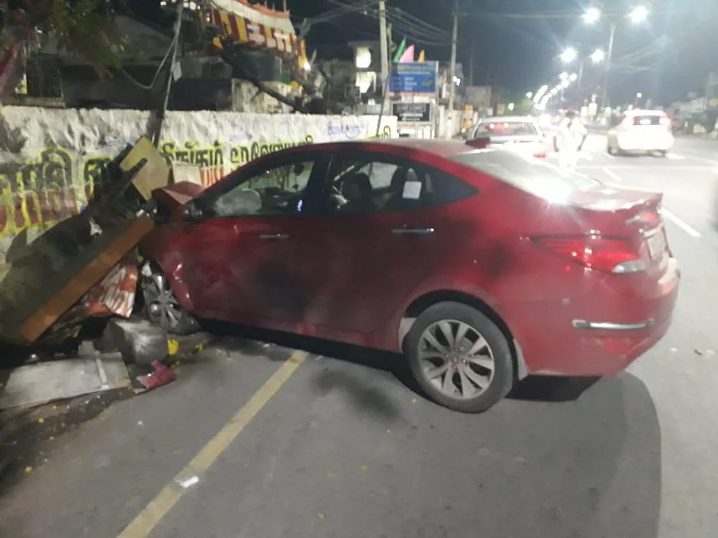 ``நீ அங்கே போ மச்சி!” - சொகுசு காரில் வந்தவர் போலீஸாருக்குக் கொடுத்த அதிர்ச்சி