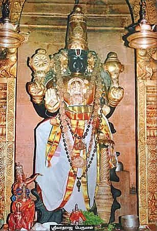 பொன்மழை பொழிந்து வறுமையைப் போக்கும் காஞ்சிபுரம் பெருந்தேவித் தாயார்!