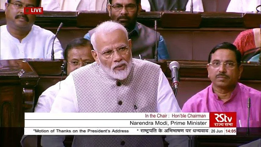 `இதே லாஜிக் தமிழகத்துக்கும் கேரளாவுக்கும் பொருந்துமா?!' - மாநிலங்களவையில் வெடித்த மோடி